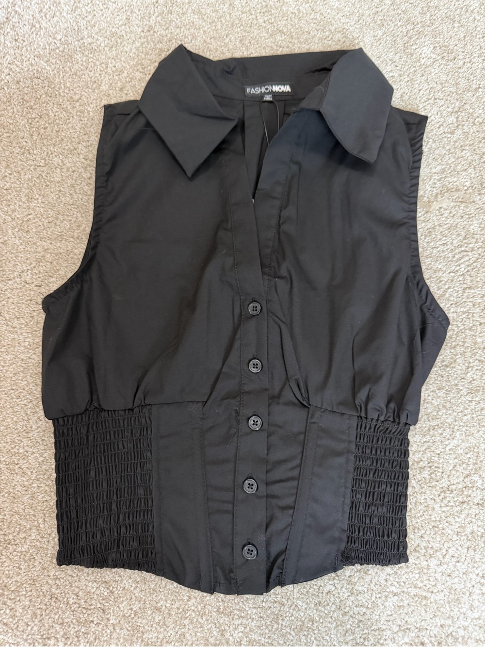 NWT Fashion Nova corset crop top, XS